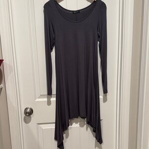 By Together Charcoal Asymmetrical Dress